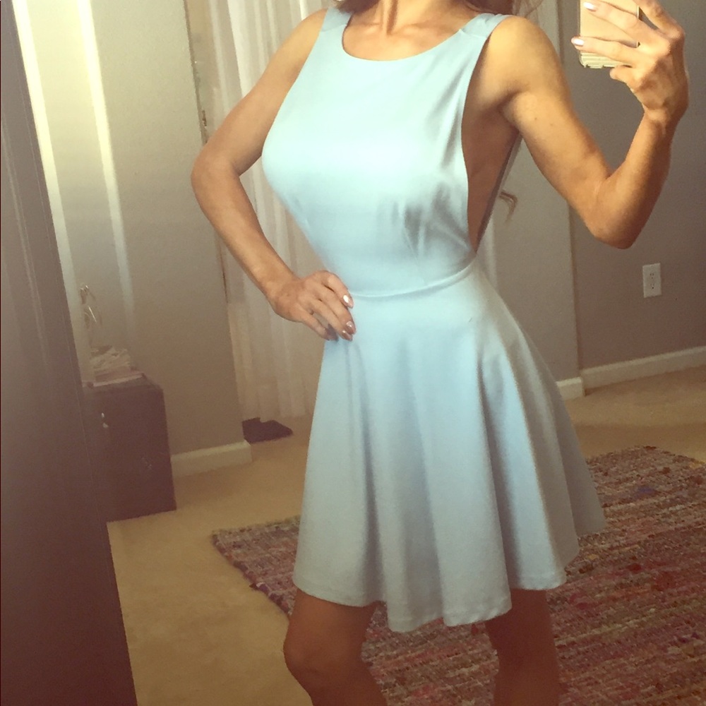 Backless Skater Dress